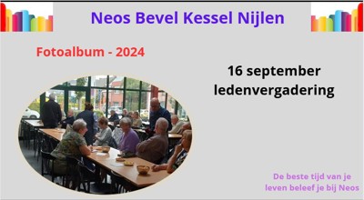 NEOS BEKENI FOTO 20240916 ALGEMENE LEDENVERGADERING