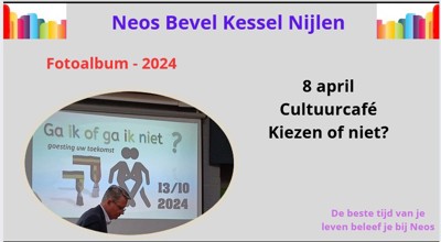 NEOS BEKENI FOTO 20240408 CULTUURCAFE GA IK KIEZEN OF NIET