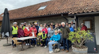 Groepsfoto laatste fietstocht 2025