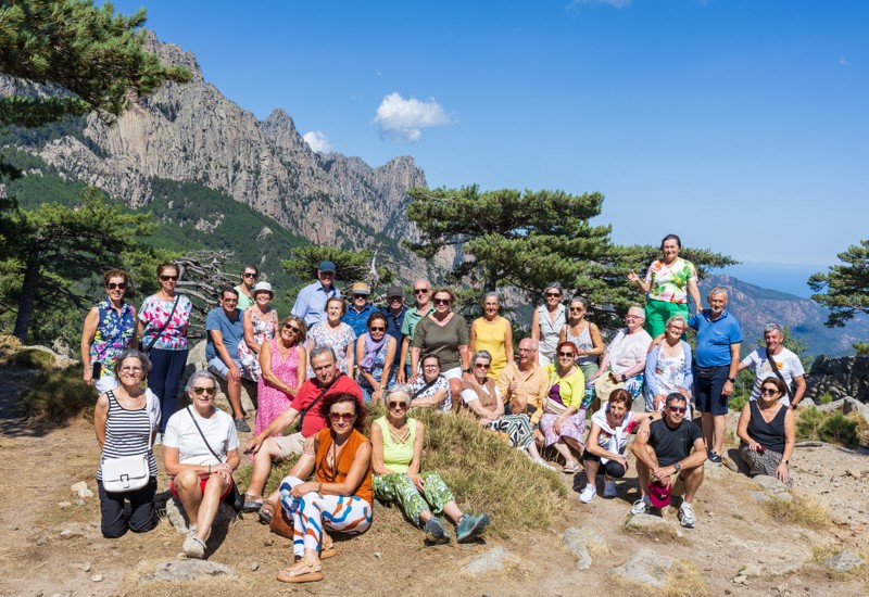 Groepsfoto Corsica