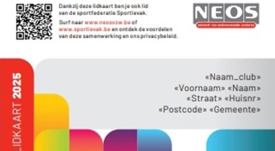 Lidkaart Voorbeeld
