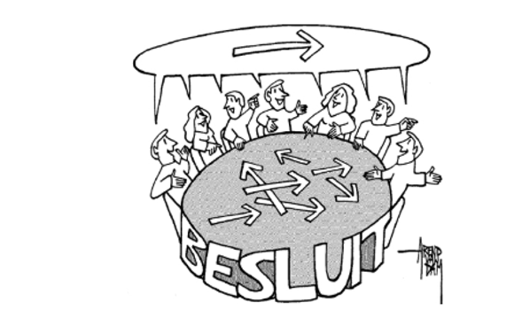 Gestechel vergadering