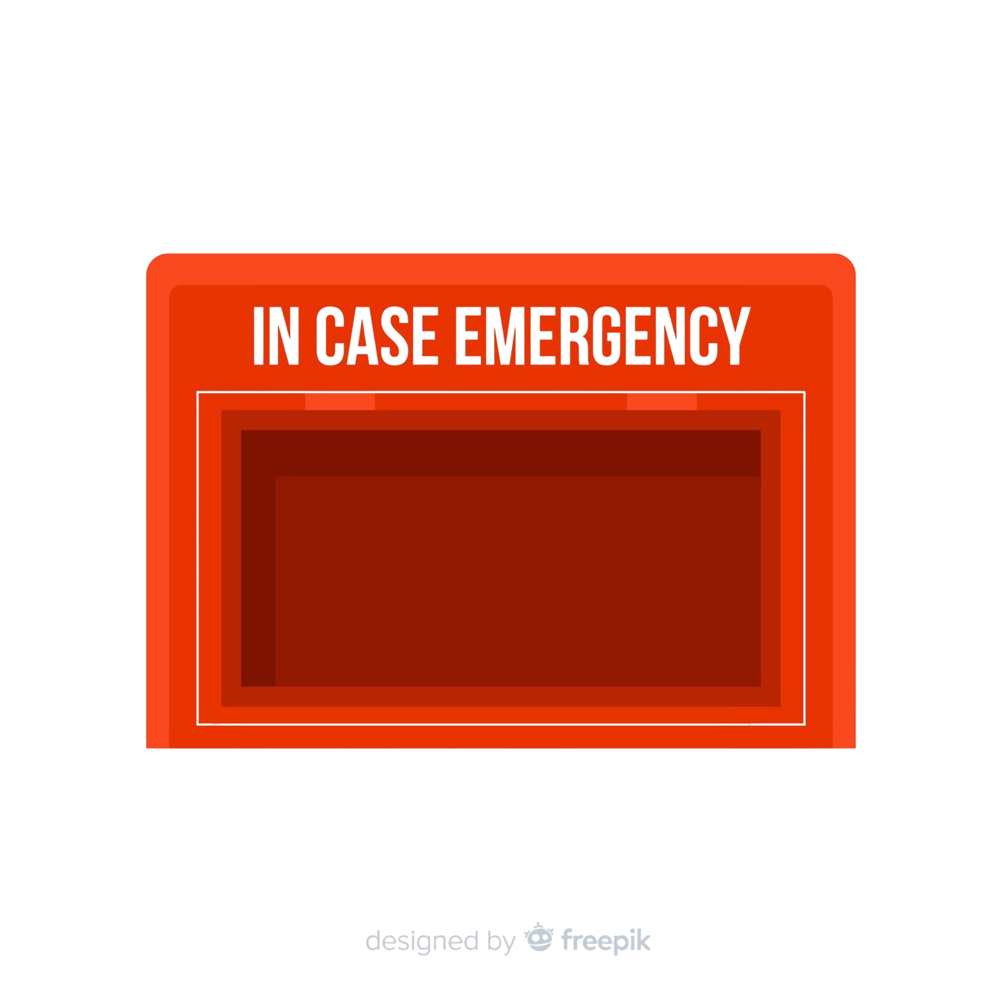 Empty Emergency Box Concept