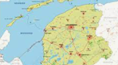 Kaart Friesland