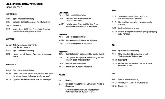 jaarprogramma 2025-2026