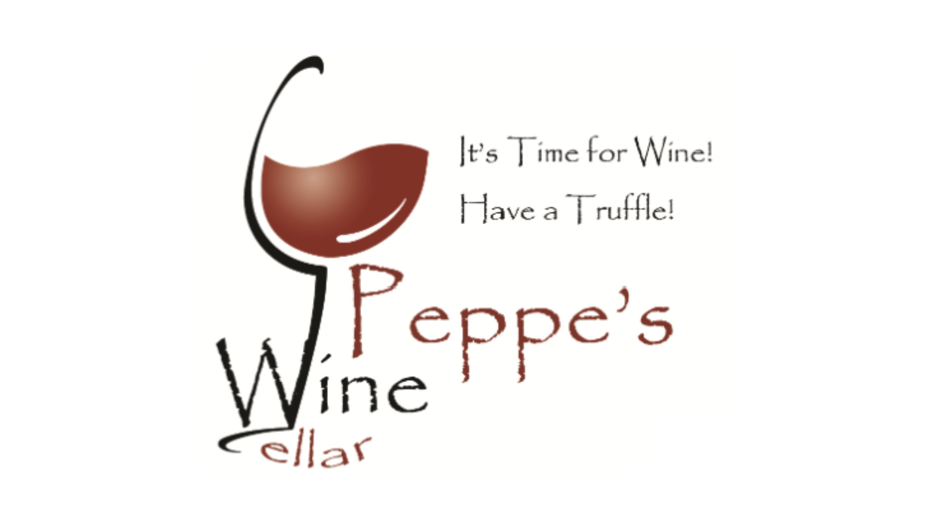 Logo PEPPE's WINE CELLAR Van Website Canva