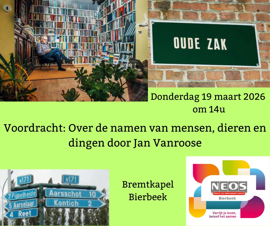 Over de namen van mensen, ...