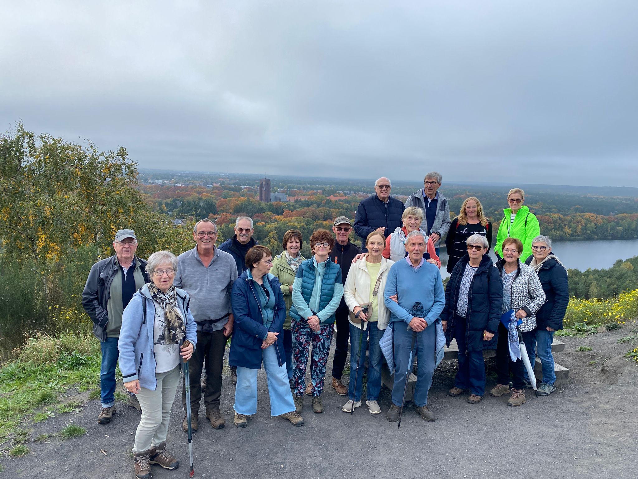 Wandelgroep Laurette op Terrils