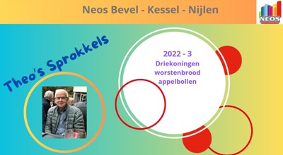 2022 - 3 - Driekoningen, worstenbrood, appelbollen
