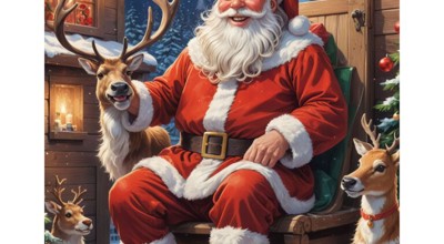 Zittende Kerstman