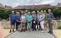 Groepsfoto van de deelnemers 8 km