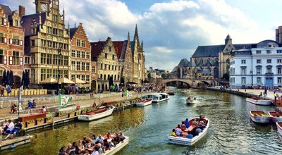 Boten Aan De Graslei Cc Gent Watertoerist