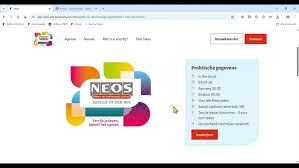 Inschrijving  via website